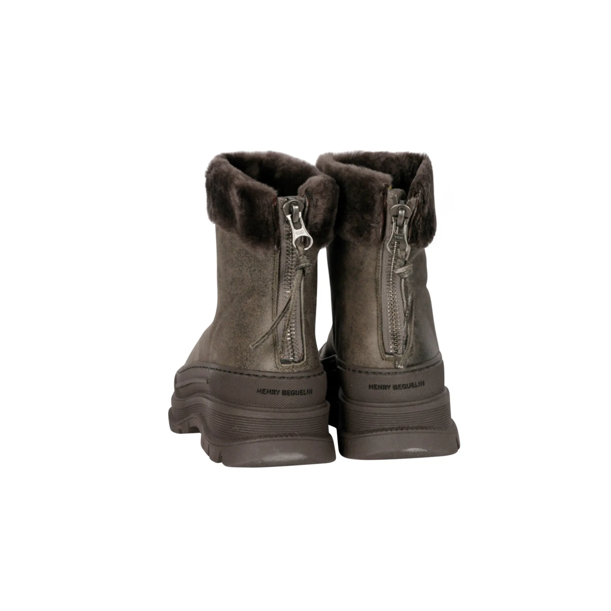 Ankle Boot Montone Cerato Anthracite Brown