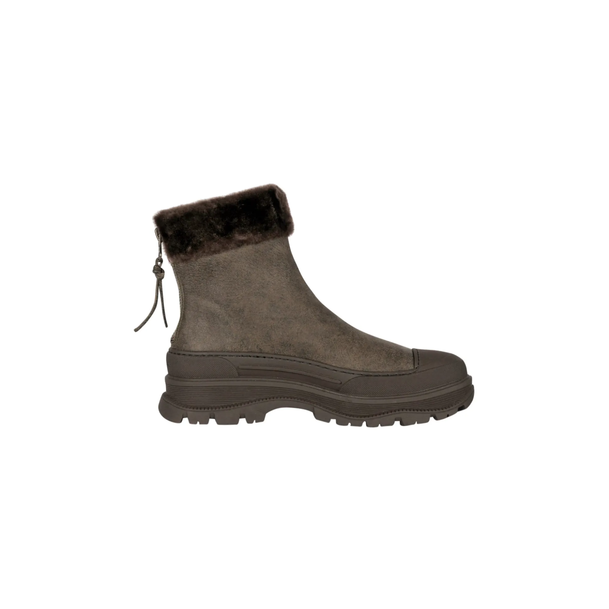 Ankle Boot Montone Cerato Anthracite Brown