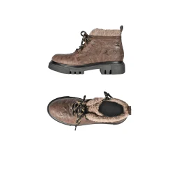 Ankle Boot Stropicciato Dark Brown