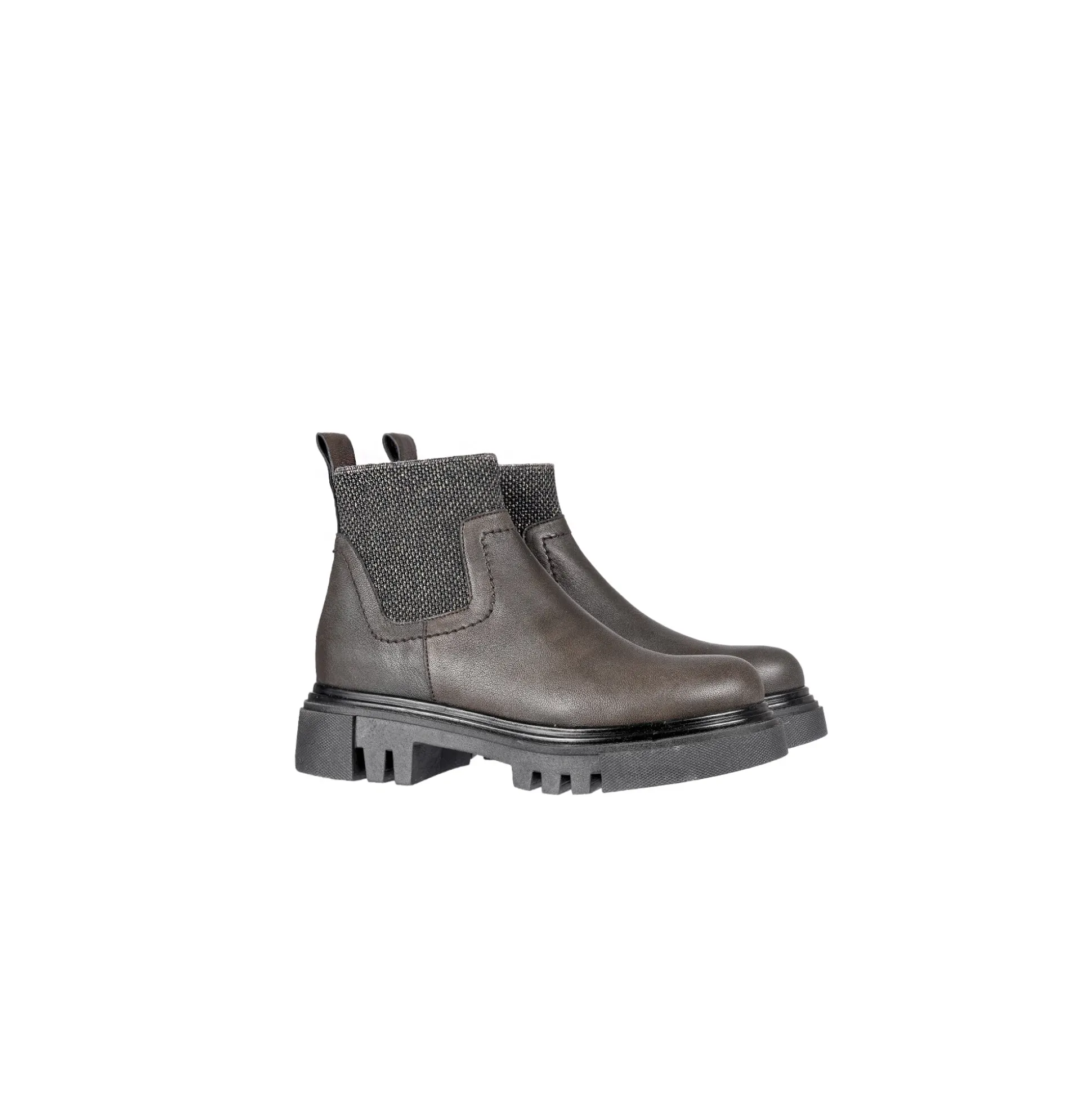 Ankle Bootie Ombreggiato Anthracite