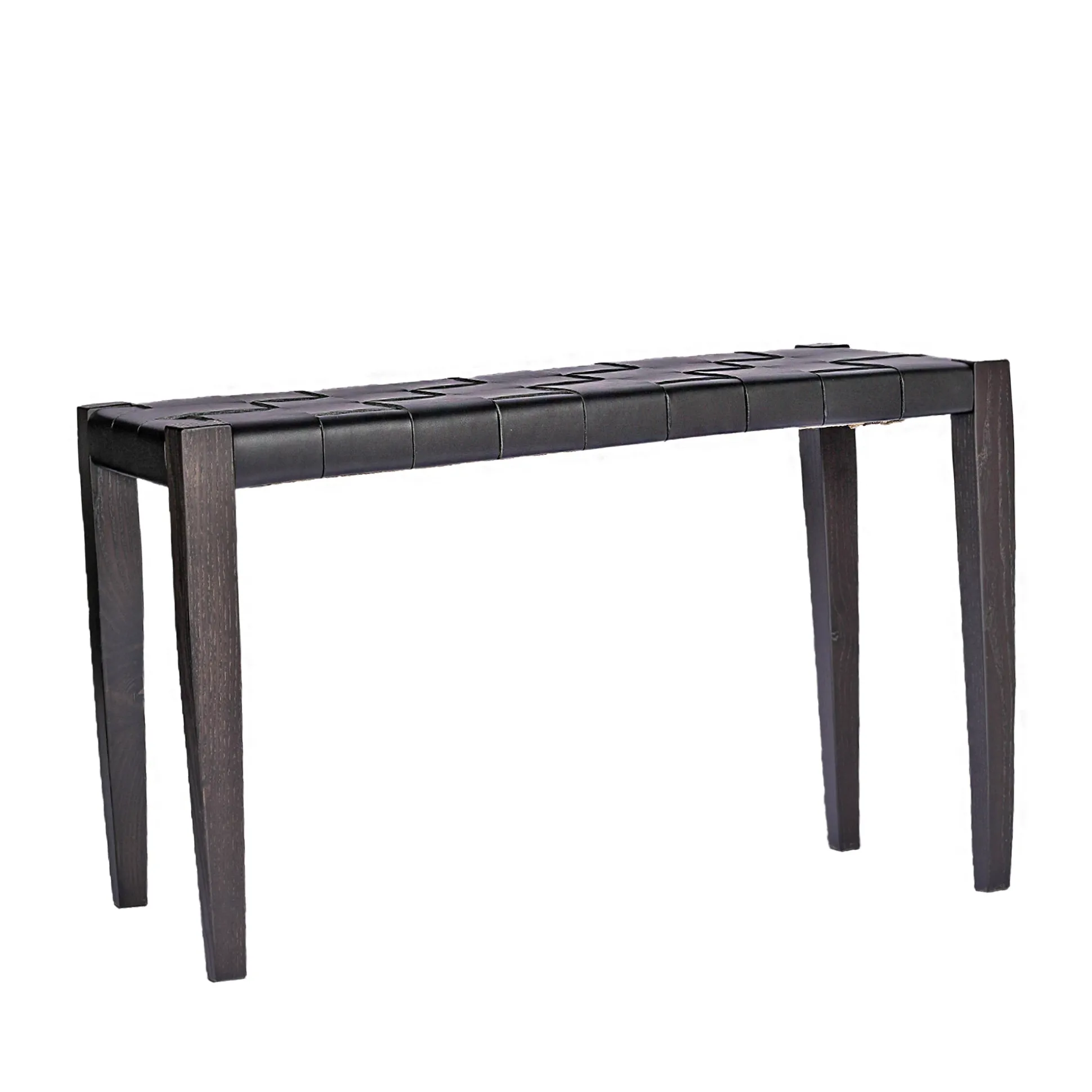 Bench Regular Cuoio Incrociato Black