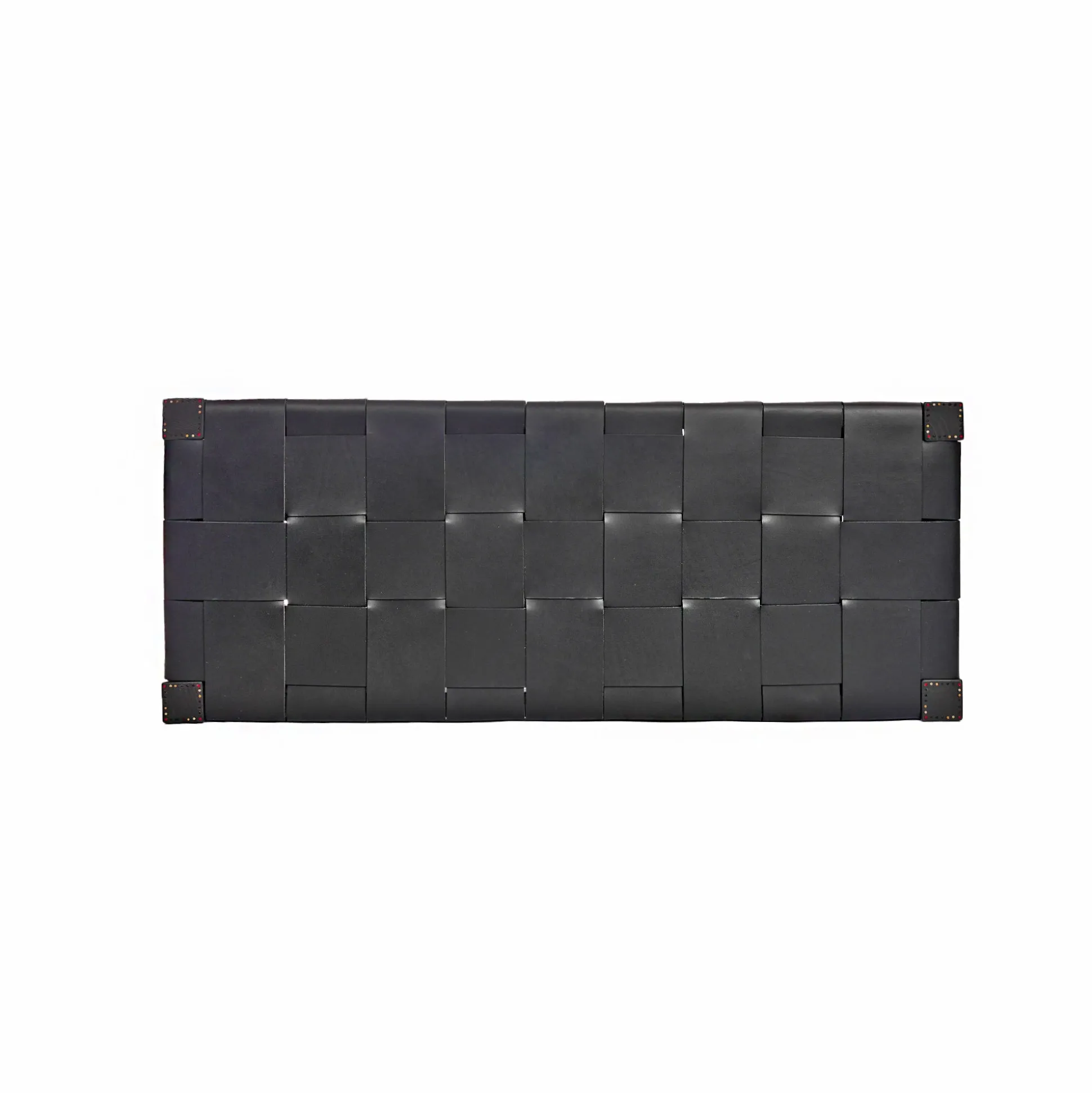 Bench Regular Cuoio Incrociato Black