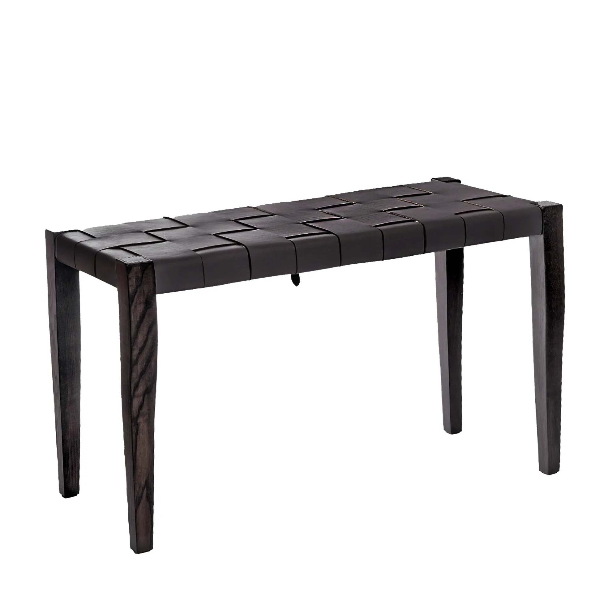 Bench Regular Cuoio Incrociato Black