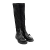 Boot Fibbia Stretch Stellare Metal Wash Black