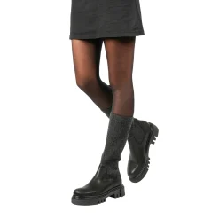 Boot Old Iron Stretch Wool Black