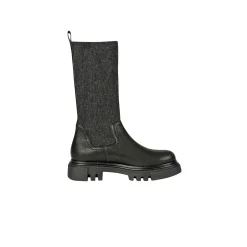 Boot Old Iron Stretch Wool Black