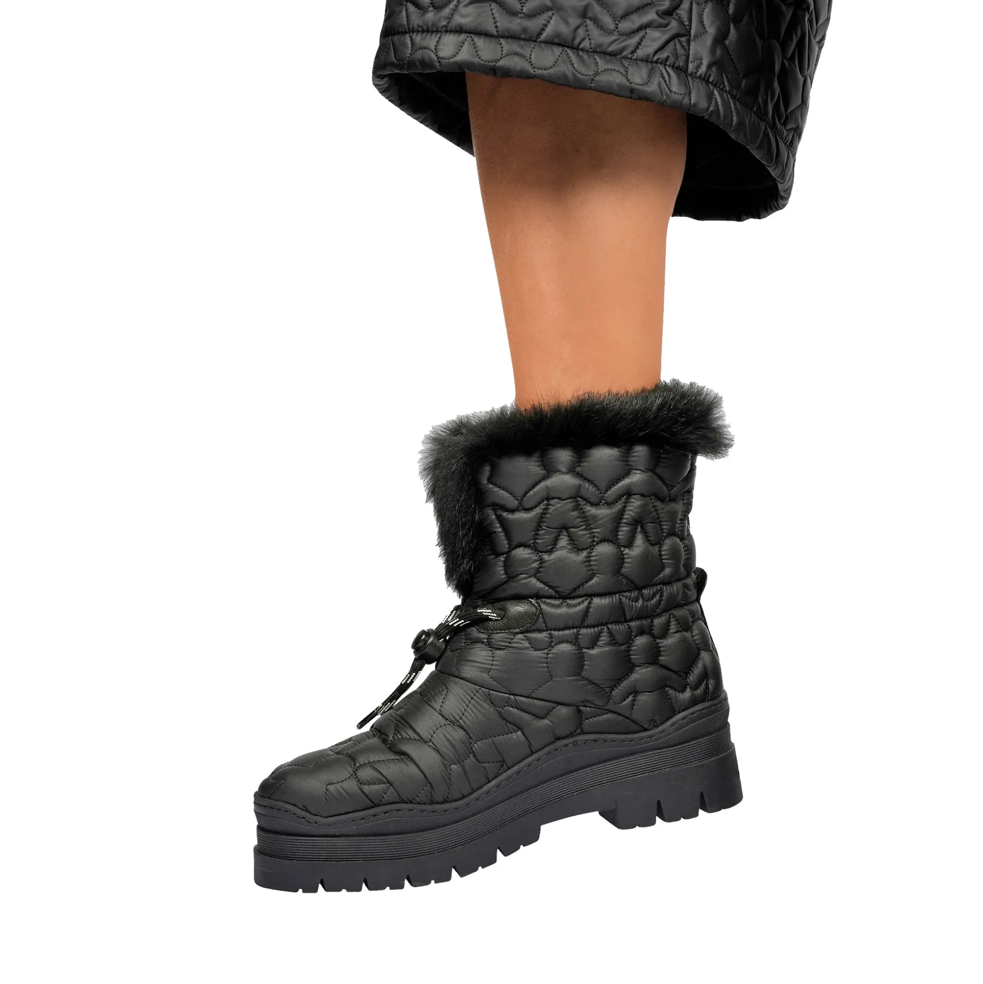 Boot Omino Trapunta Nylon Black