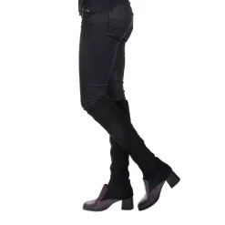 Boot Suede Stretch Black