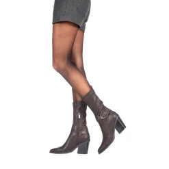 Bootie Stretch Nappa Coffee