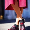 Buckle Moccasin Spazzolato Burgundy