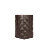 Cesta Figaro Leather Strap Large Basket Ebano
