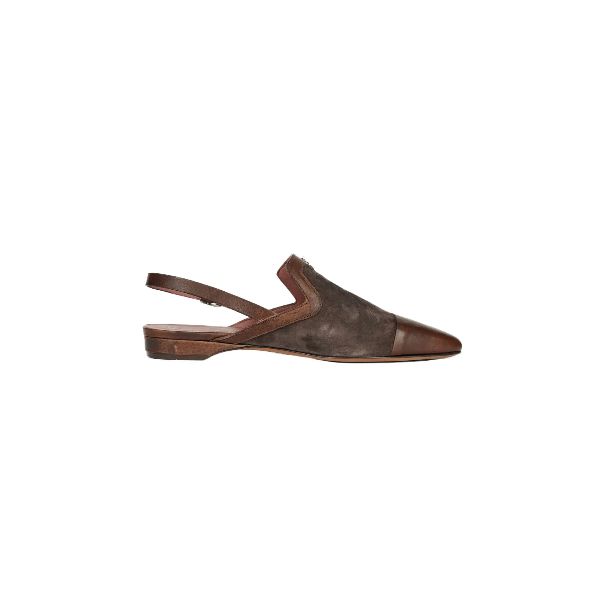 Chanel Shoe Suede Chocolate