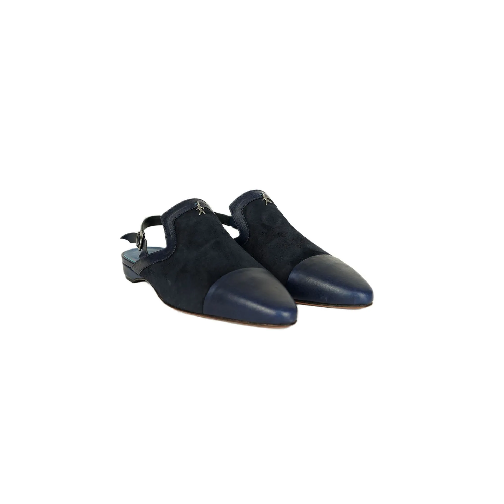 Chanel Shoe Suede Deep Blue