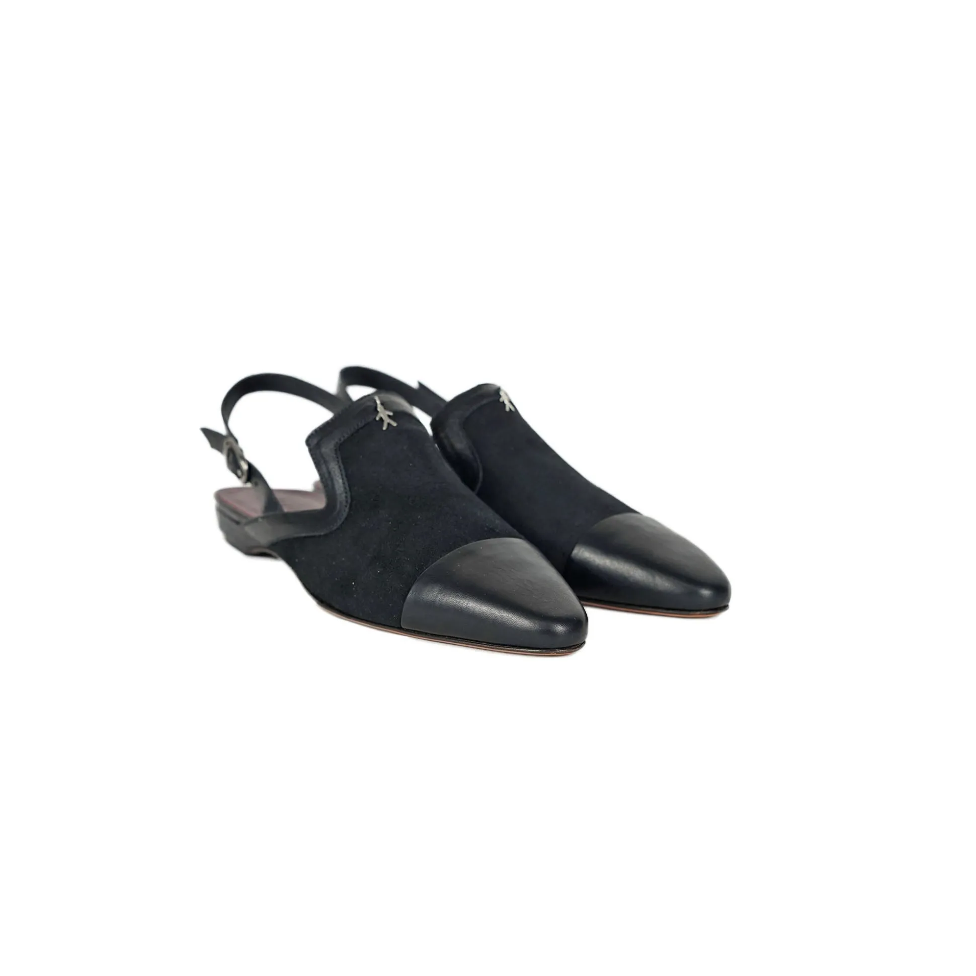 Chanel Shoes Suede Black