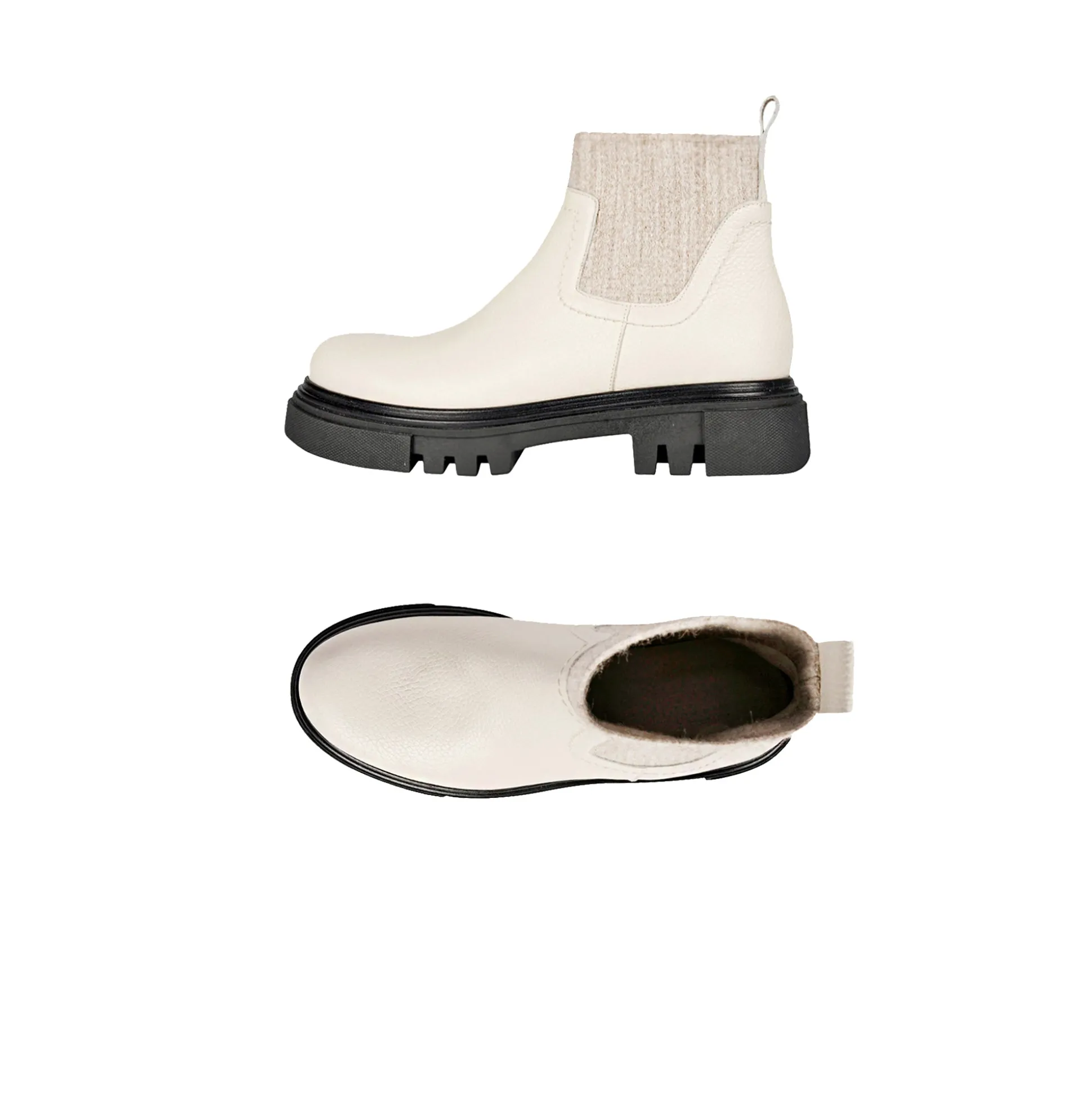 Chelsea Boot Muflone Chalk White