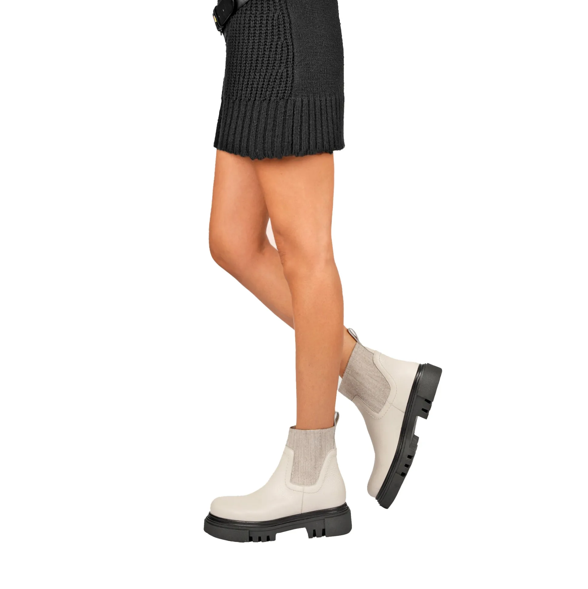 Chelsea Boot Muflone Chalk White