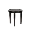 Coffee Table Rotondo Cuoio Black