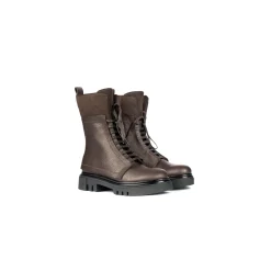 Combat Boot Cervo / Nylon Dark Brown