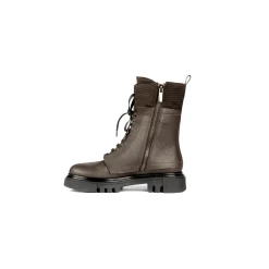 Combat Boot Cervo / Nylon Dark Brown