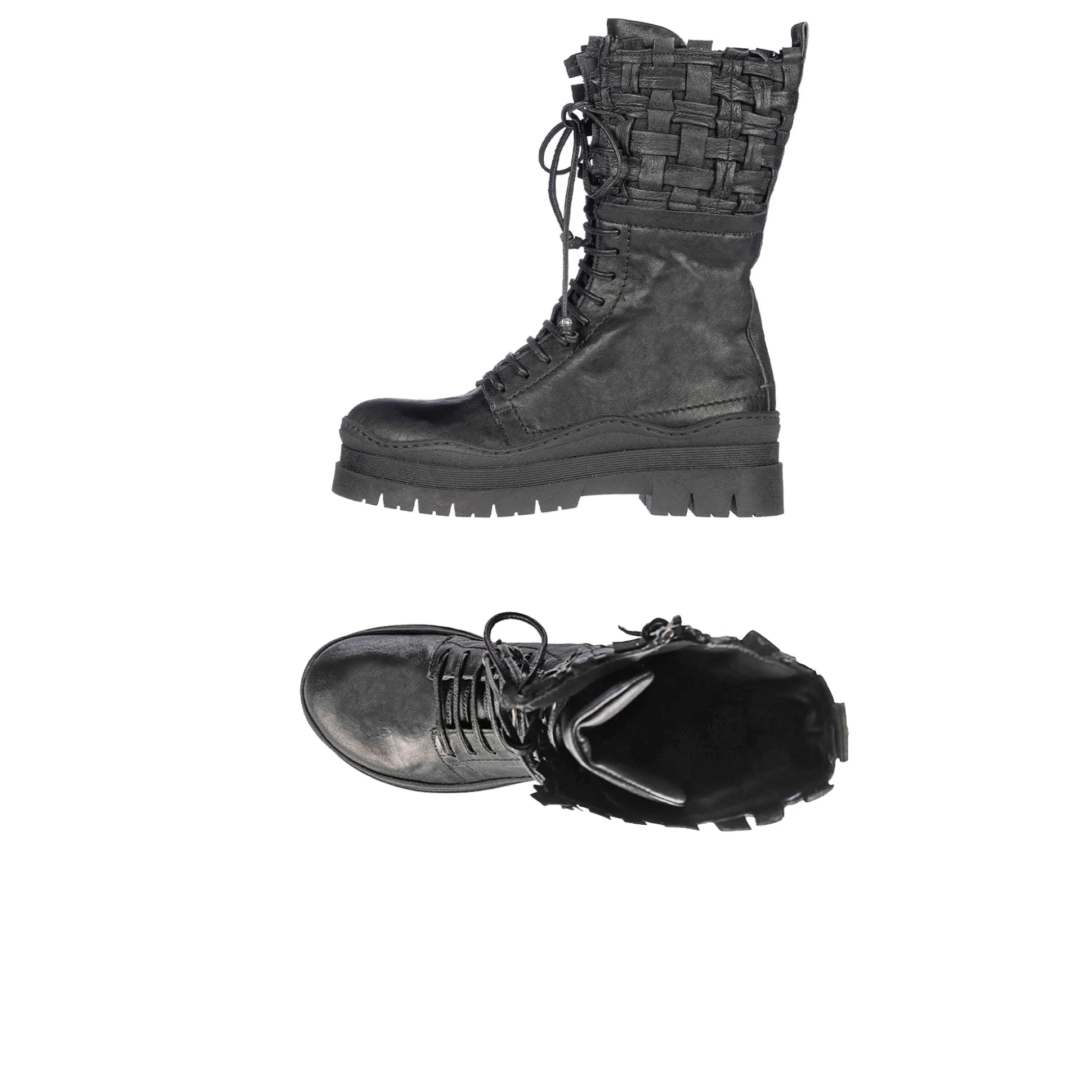 Combat Boot Intreccio Cesta