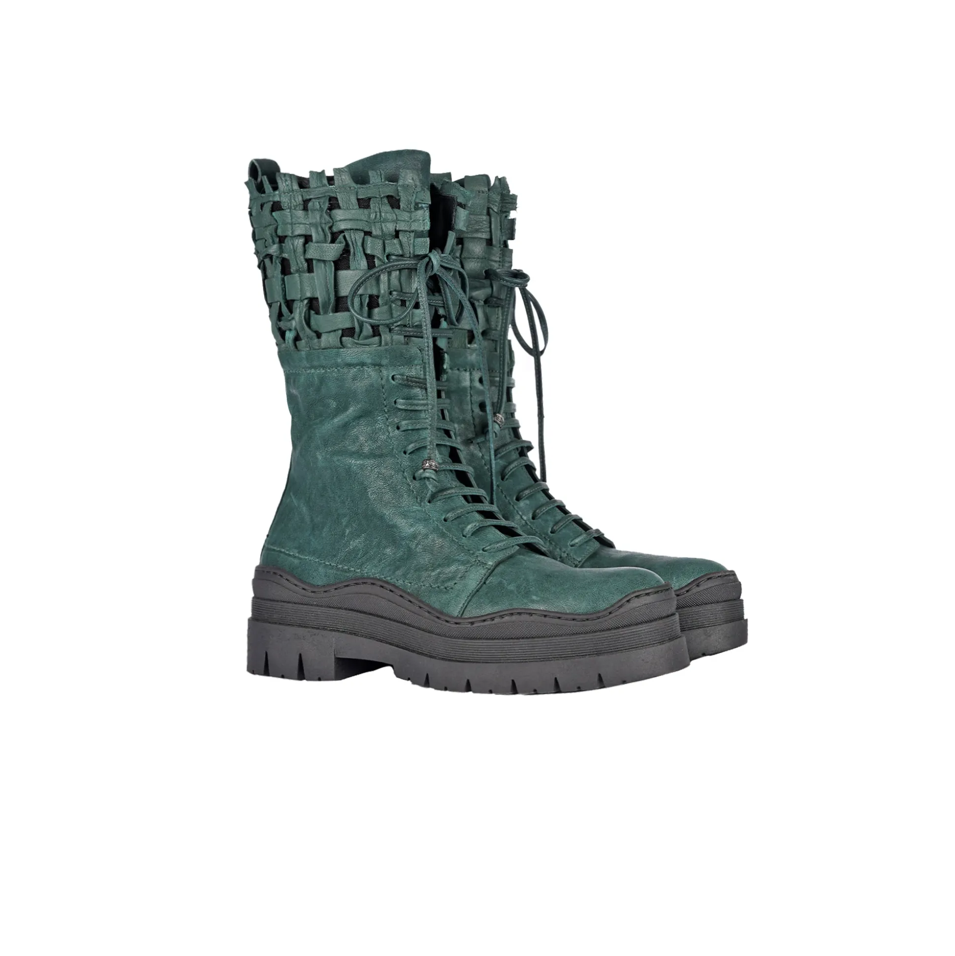 Combat Boot Intreccio Cesta
