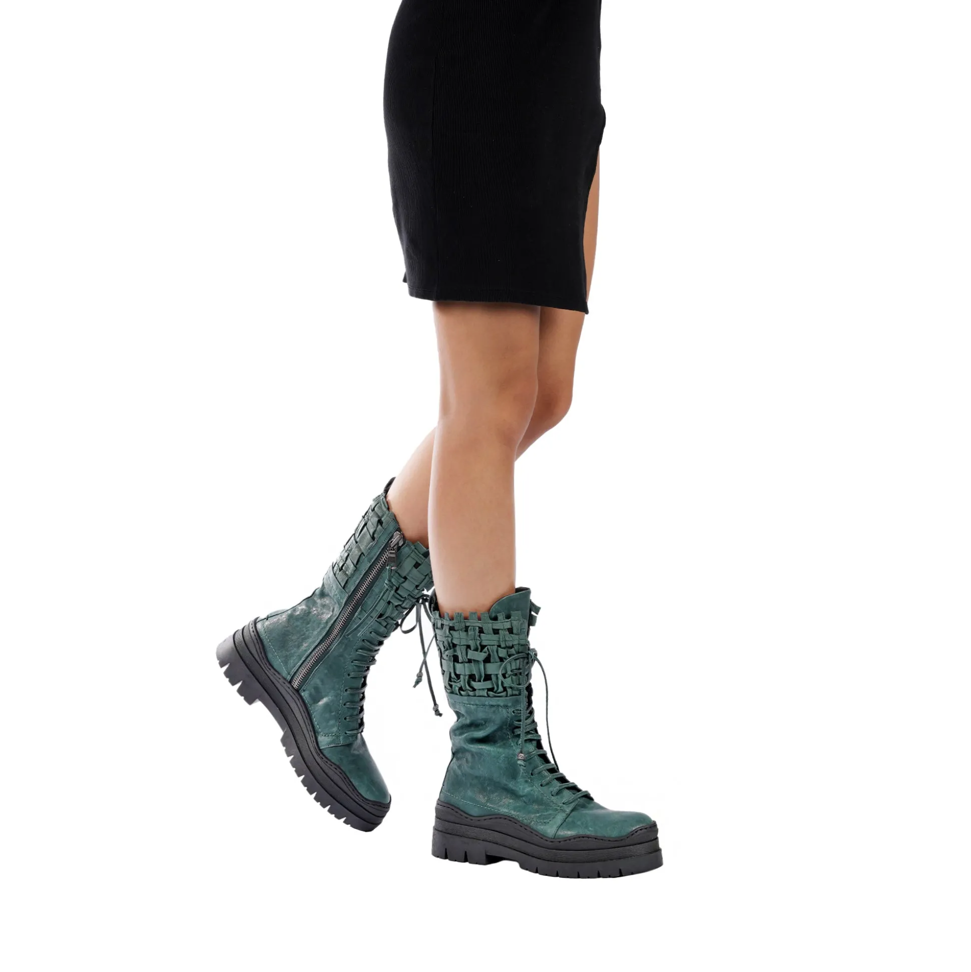 Combat Boot Intreccio Cesta