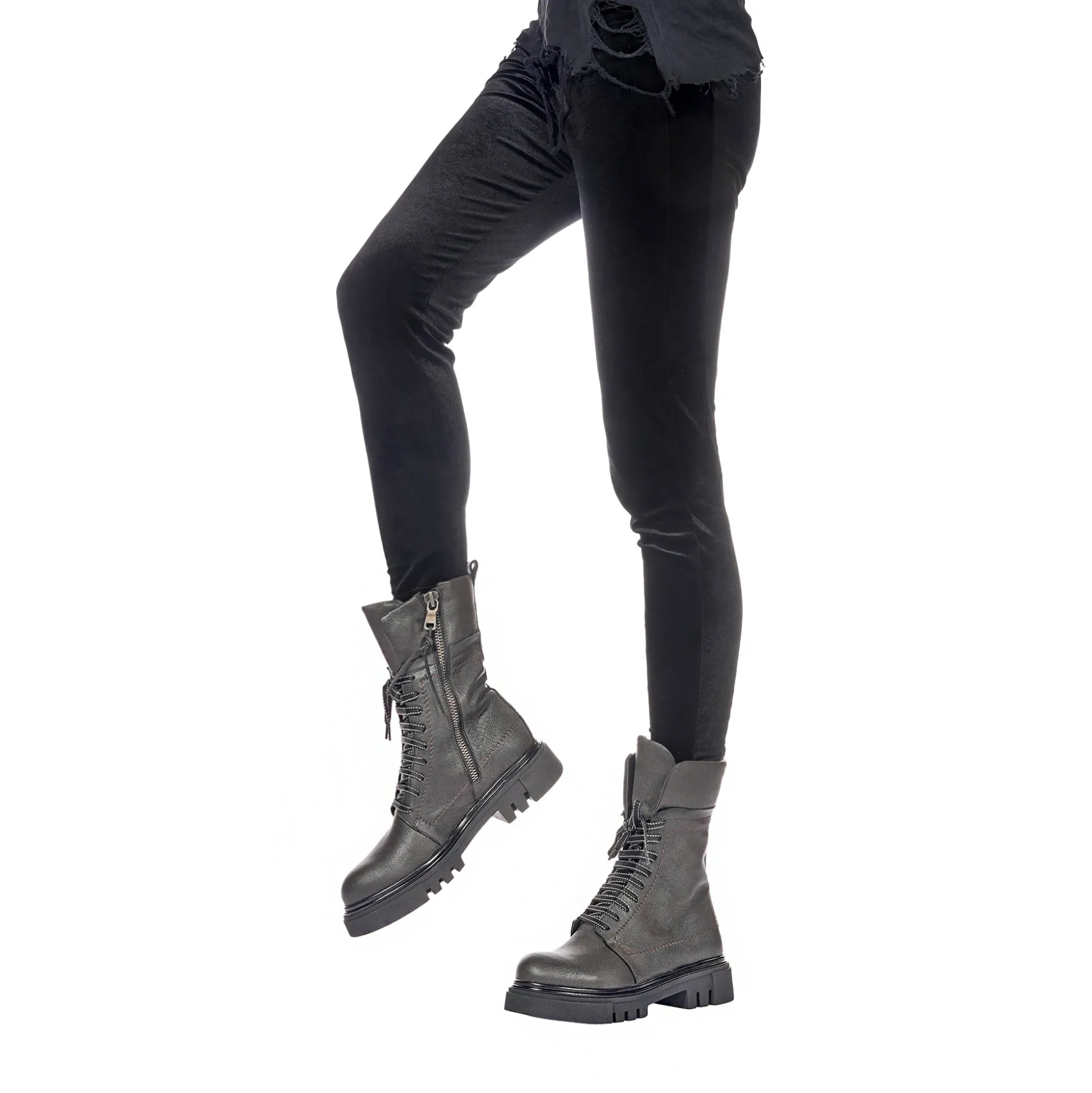 Combat Boot Ombreggiato Bronze