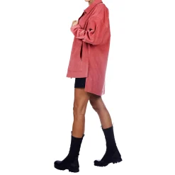 Cotton Jacket Velluto Burgundy