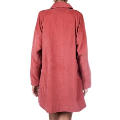 Cotton Jacket Velluto Burgundy