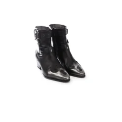 Cowboy Boot Metal Sport Crespo Black