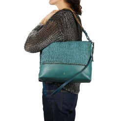 Diva Ricamo M Intreccio Uncinetto Teal