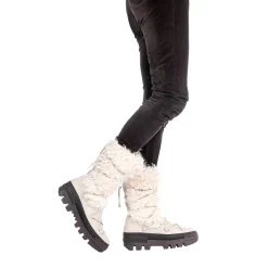 Fur Boot Muflone Chalk White