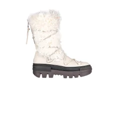 Fur Boot Muflone Chalk White