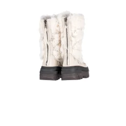 Fur Boot Muflone Chalk White