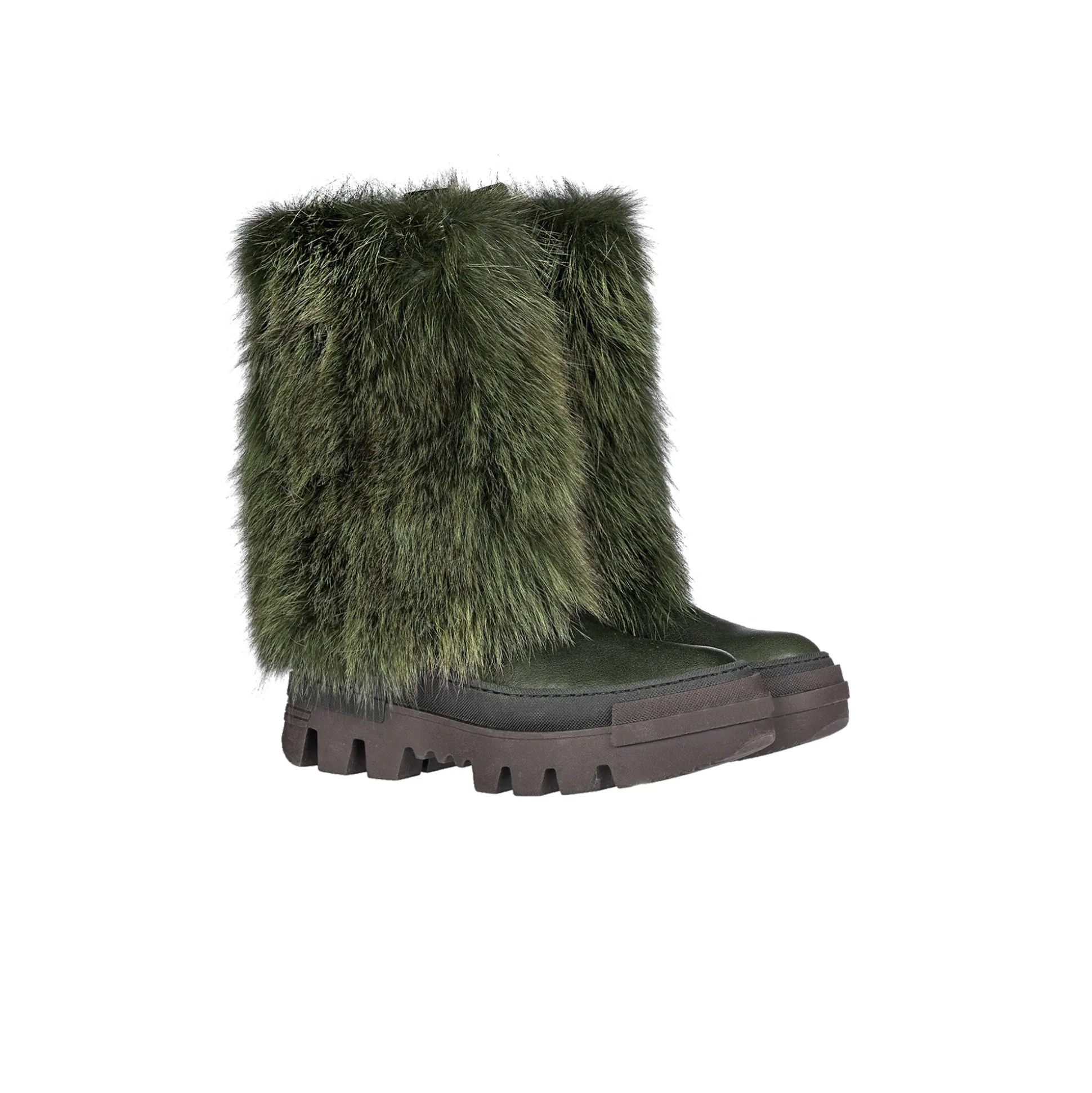 Fur Combat Boot Messico Dark Green