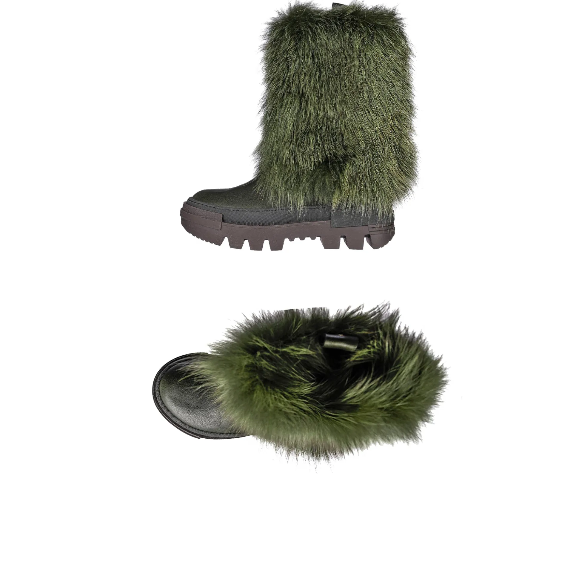 Fur Combat Boot Messico Dark Green
