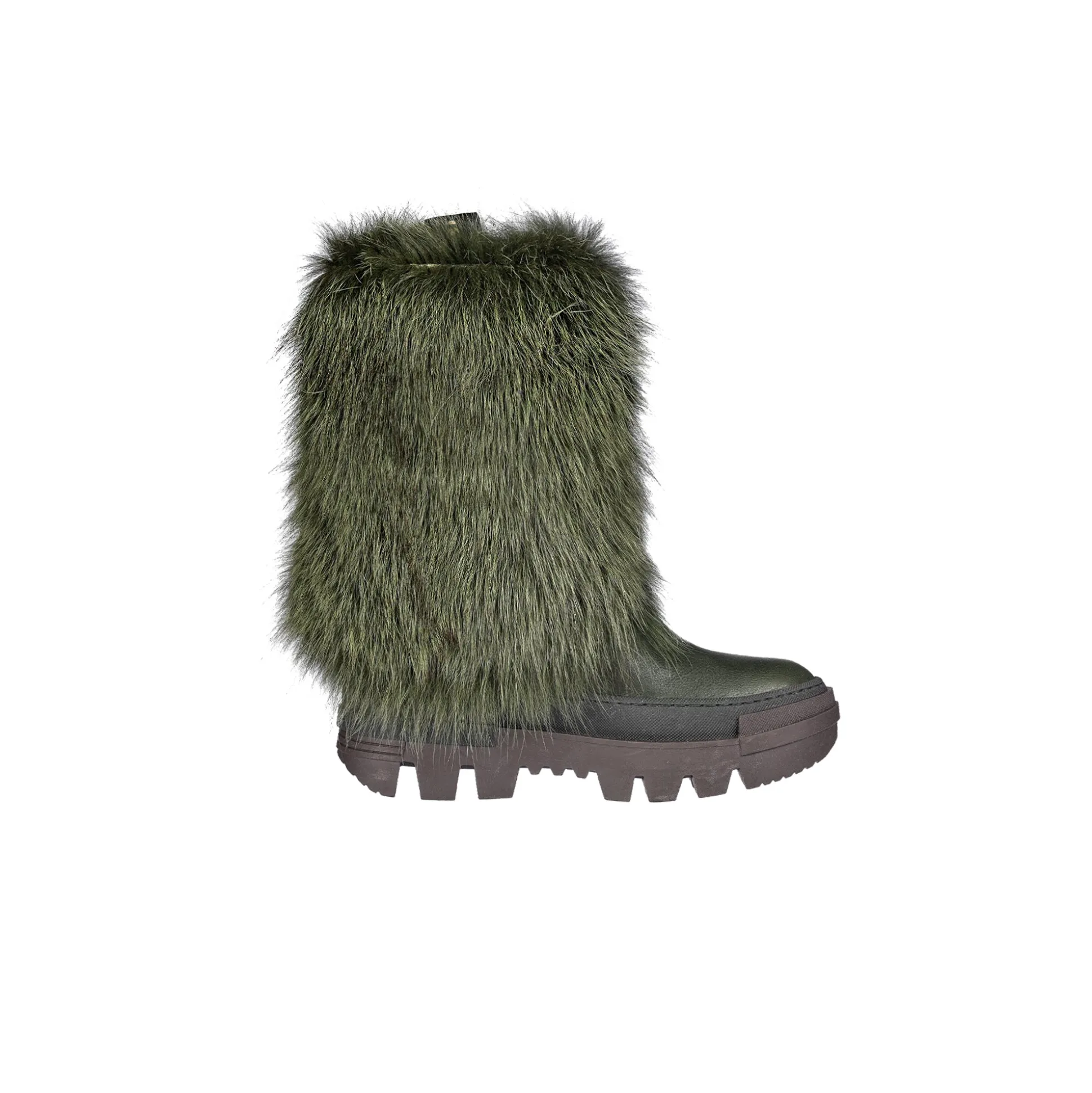 Fur Combat Boot Messico Dark Green