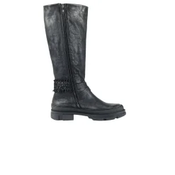 High Boot Woven Strap Anthracite