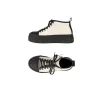 High Sneaker Grattato Chalk White