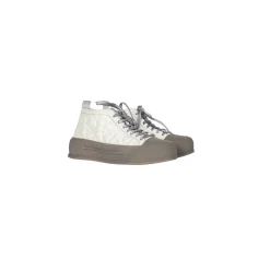 High Sneaker Omino Trapuntato white