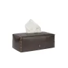 Kleenex Box Cuoio Dark Brown