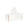 Kleenex Box Printed Croco White
