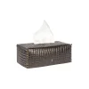 Kleenex Box Printed Croco Dark Brown