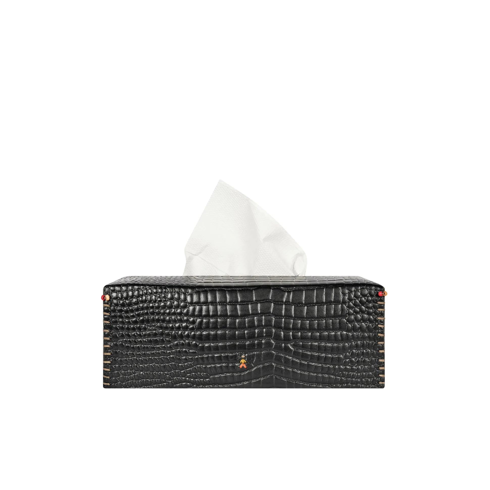 Kleenex Box Printed Crocodile Black