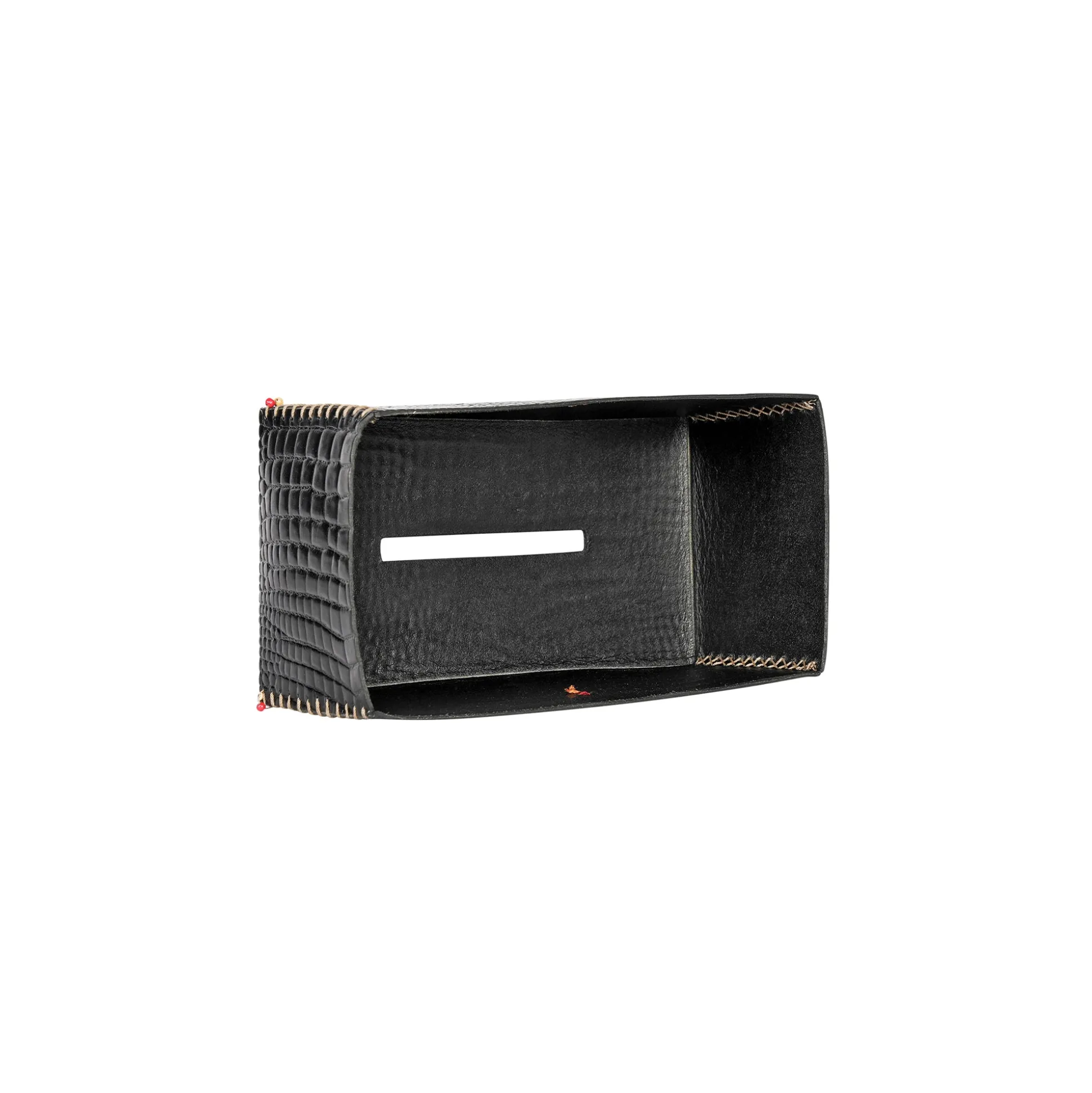 Kleenex Box Printed Crocodile Black