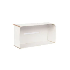 Kleenex Box Printed Croco White