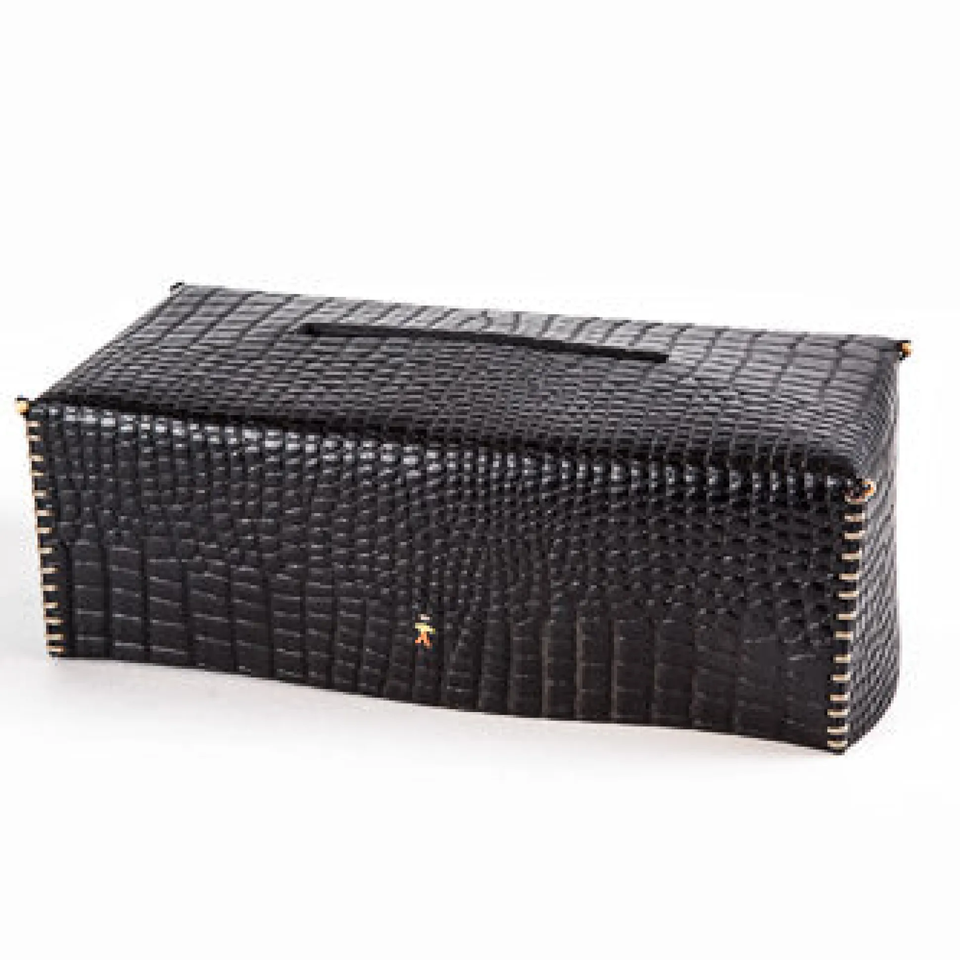 Kleenex Box Printed Crocodile Black