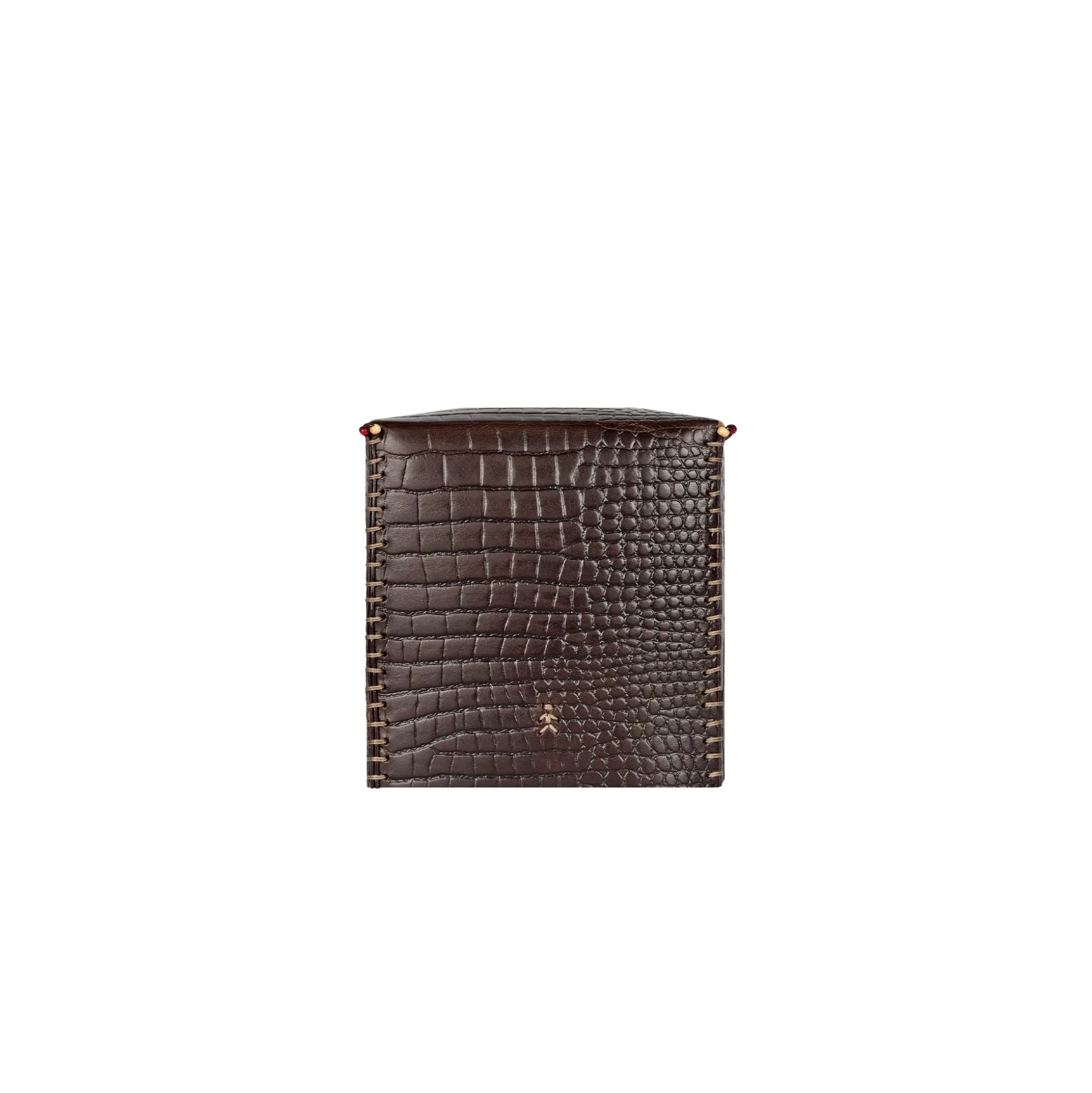 Kleenex Box Square Croco Ebano