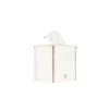 Kleenex Box Square Cuoio White