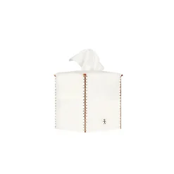 Kleenex Box Square Cuoio White